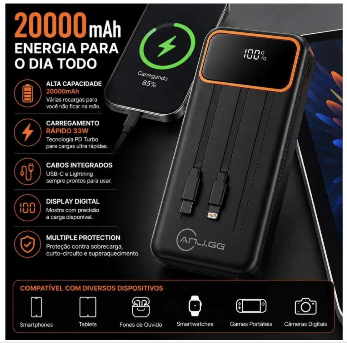Carregador Power Bank - Imagem 3