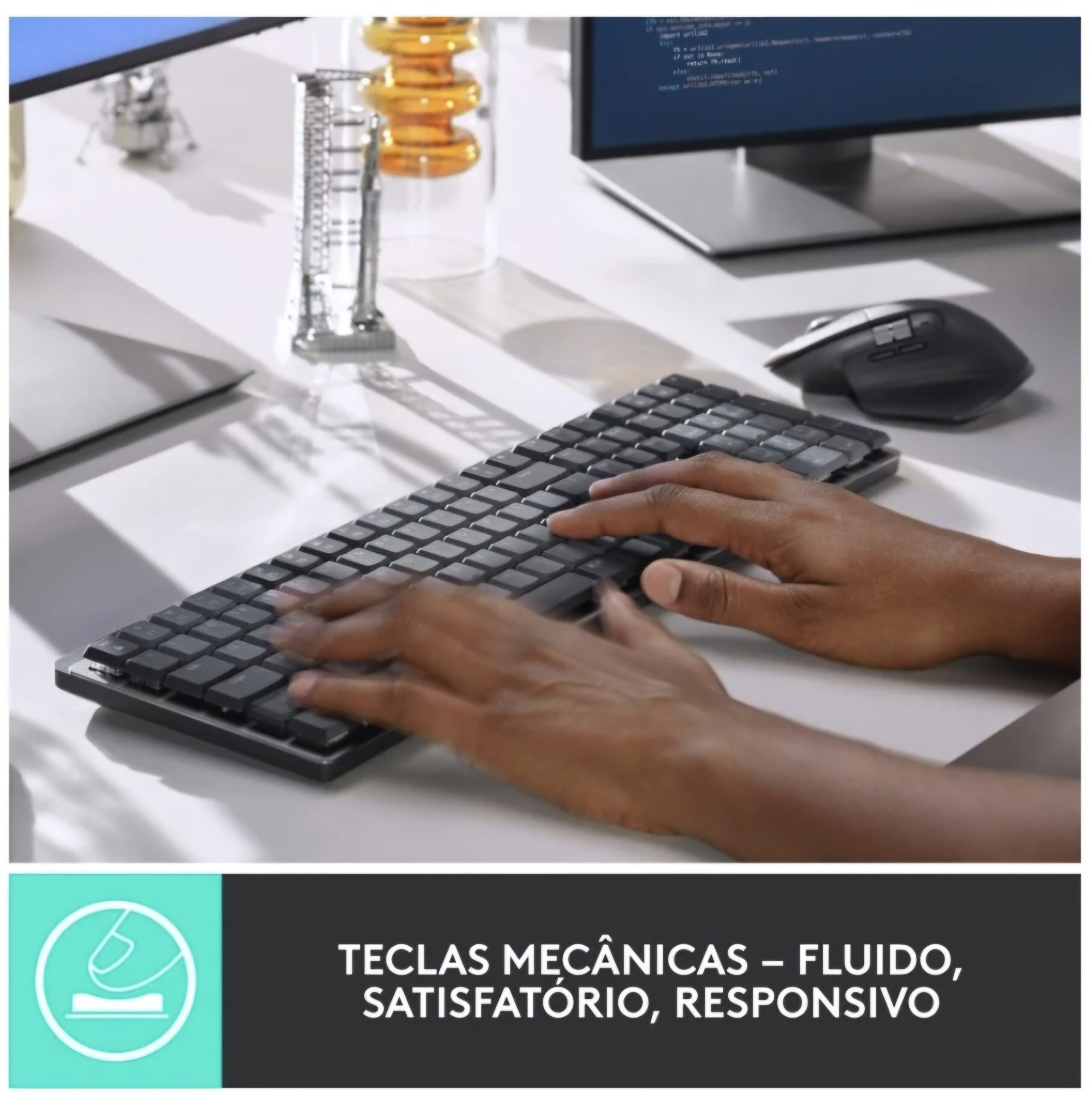 Teclado Mecânico Sem Fio Logitech - Imagem 4