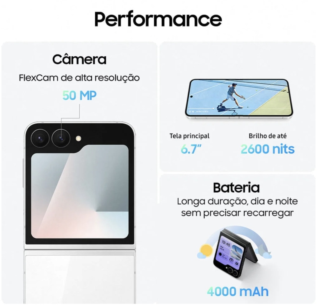 Samsung Galaxy Z Flip7 FE - Imagem 2